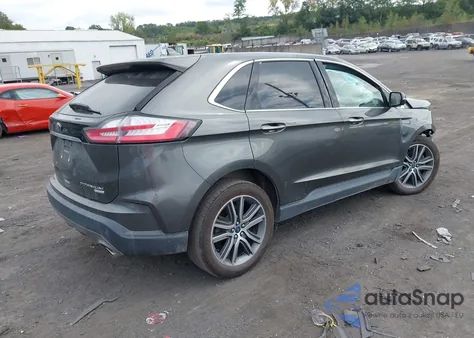 2019 Ford Edge Titanium from USA, damaged, VIN 2FMPK4K92KBB65900